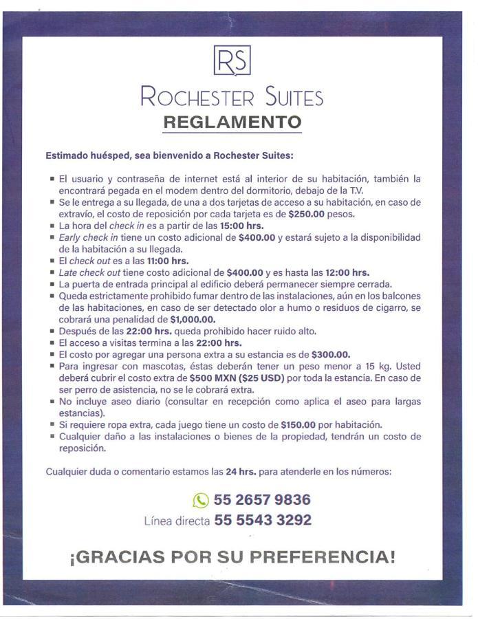 Rochester 10 Ciudad de México Exterior foto